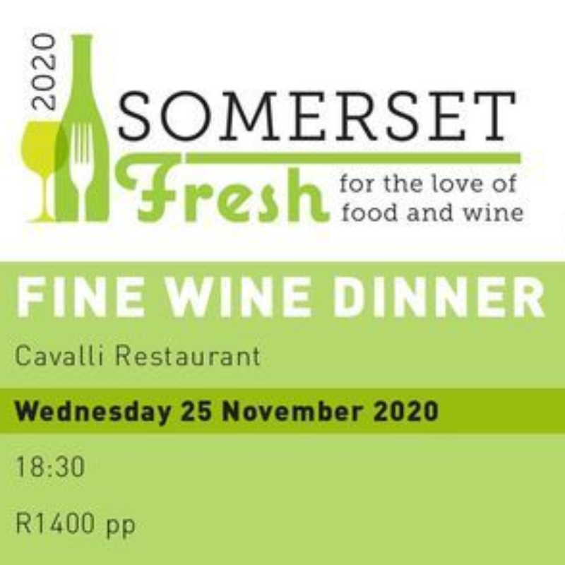 Somerset Fresh Fine Wine Dinners – Somerset West